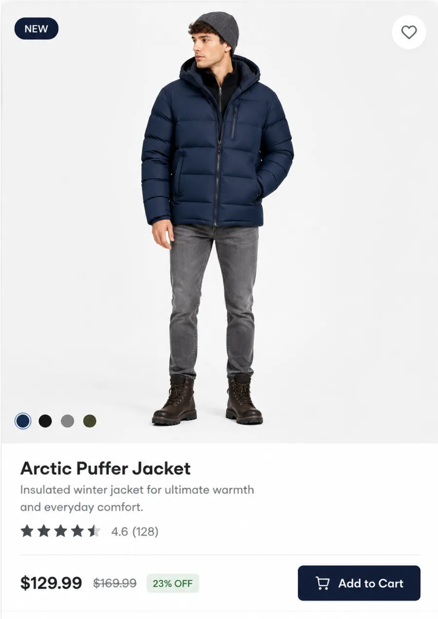 Arctic puffer jacket