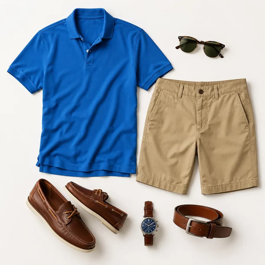 Polo & chino shorts